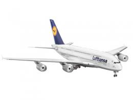 Склейка М1:144, Airbus A380 "Lufthansa", Revell, пластик