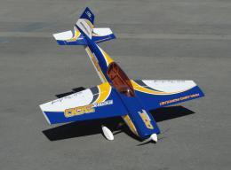 Модель самолета Extra 300 (60/90) Blue/Yellow 