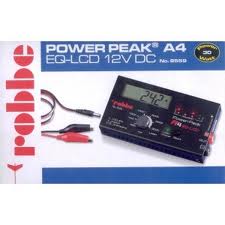 Зарядник Robbe Power Peak A4 EQ-LCD, 12в,30Вт,1-4 Li-Po / 4-8NiMh