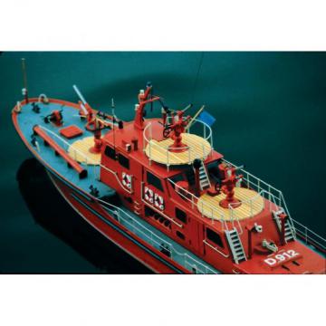 Модель пожарного катера "Düsseldor", 1:25, кит, 1160мм
