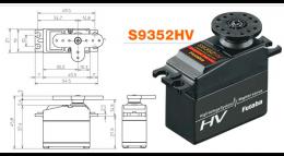 Серво Futaba S9352HV (7.4в) - 0.06s/22.6кг  