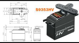 Серво Futaba -S9353 HV (7,4в)  0.06с / 22.6кг