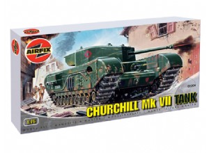 Склейка М1:72, Churchill MkVII, AIRFIX, пластик