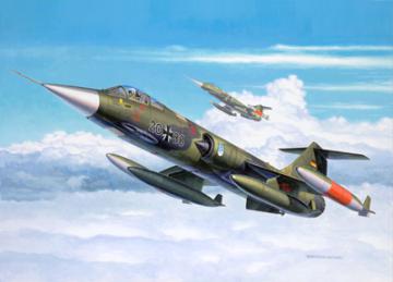 Склейка М1:144, F-104 G Starfighter,  пластик