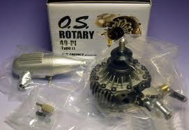 Микродвигатель O.S. Engine MAX Rotary 49-PI TypeII, 4.97cм3, 1.1л.с / 17000об, 450гр.  