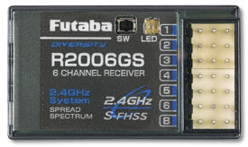 Futaba T-6J  2.4 гГц с приемником R2006GS  6/6/0 (FHSS /S-FHSS )