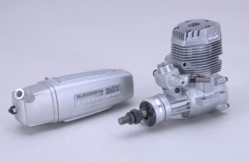 Калильный мотор OS-MAX-75AX, 12,3см3, ABL, глушитель E-4040 (Power box)