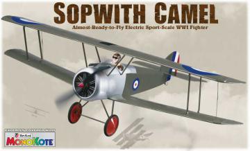 Модель биплана Sopwith Camel, GP/Electrofly, электро, пена, размах 900мм