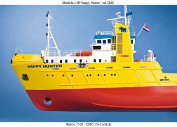 Модель океанского спасательного буксира "Happy Hunter", кит, M1:50, 1035мм, 9.5кг 